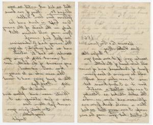 1862年6月2日，德怀特·阿姆斯特朗写的信